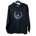 New Hand Printed Men Large Minnesota Rebel Alliance Bird Anti-Ice Protest Hoodie