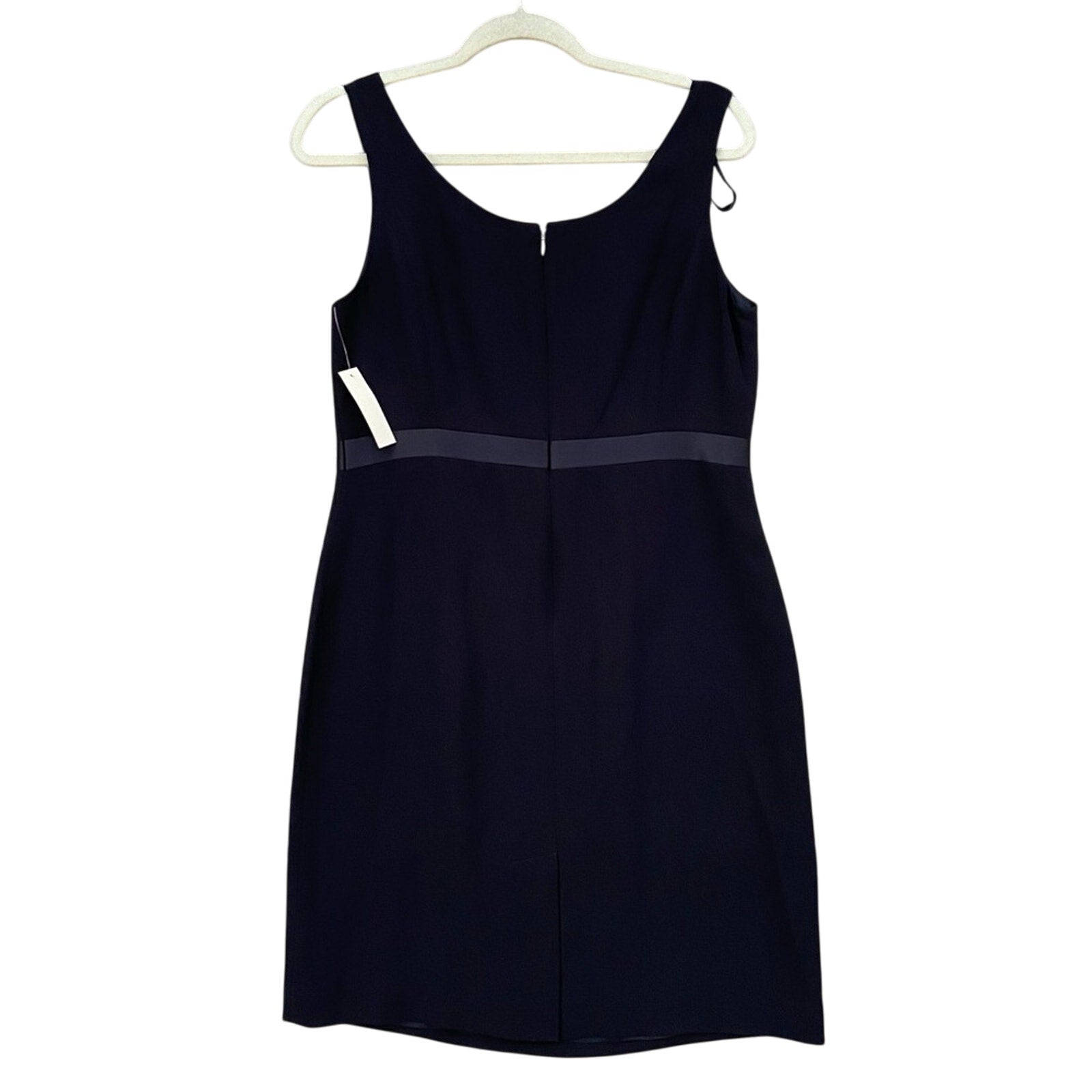 New Amanda Smith Womens Size 8 Black 100% Polyester LBD Sleeveless Sheath Dress