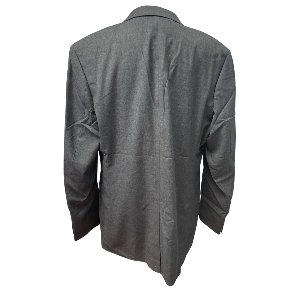 New Mens Merona Large Tall LT Long Sleeve 2 Button Gray Suit Coat Jacket Blazer