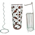 Lot of 3 Metal Silver Rusted Bathroom Toilet Paper Roll Holders