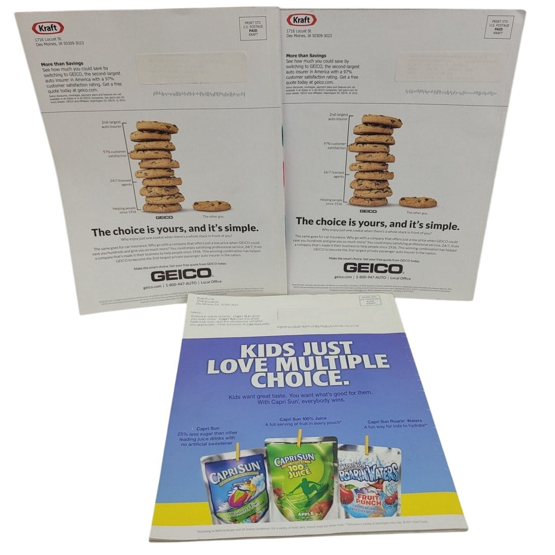 Kraft Foods Food & Family 2011 2016 2017 Single Issues Summer Holiday Magazines