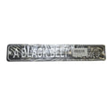 New Black Belt is White Belt That Never Gave Up Metal Karate Street Sign 3"x18"