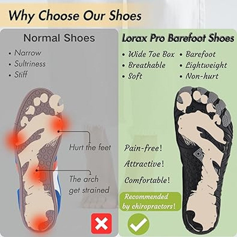 New HiGropcore Womens Size 6 White Orange Lace Up Breatheable Barefoot Shoes