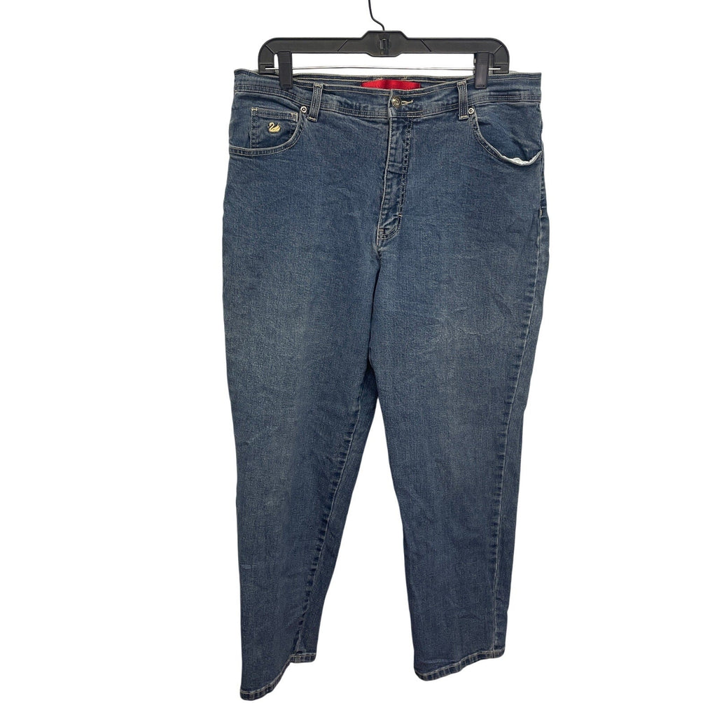 Gloria Vanderbilt Plus Size 18 Short Stretch Cotton Blend Denim Blue Jeans