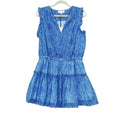 NWT New Pinch Womens Large Tiered Striped Sleeveless Front Tie Lined Dress