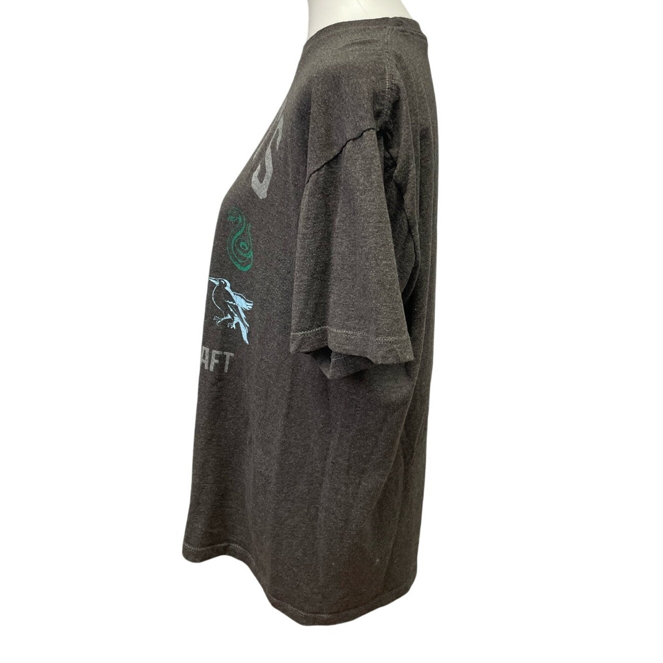 Harry Potter Hogwarts Mens Large Cotton Blend Short Sleeve Crew Neck Tee Shirt