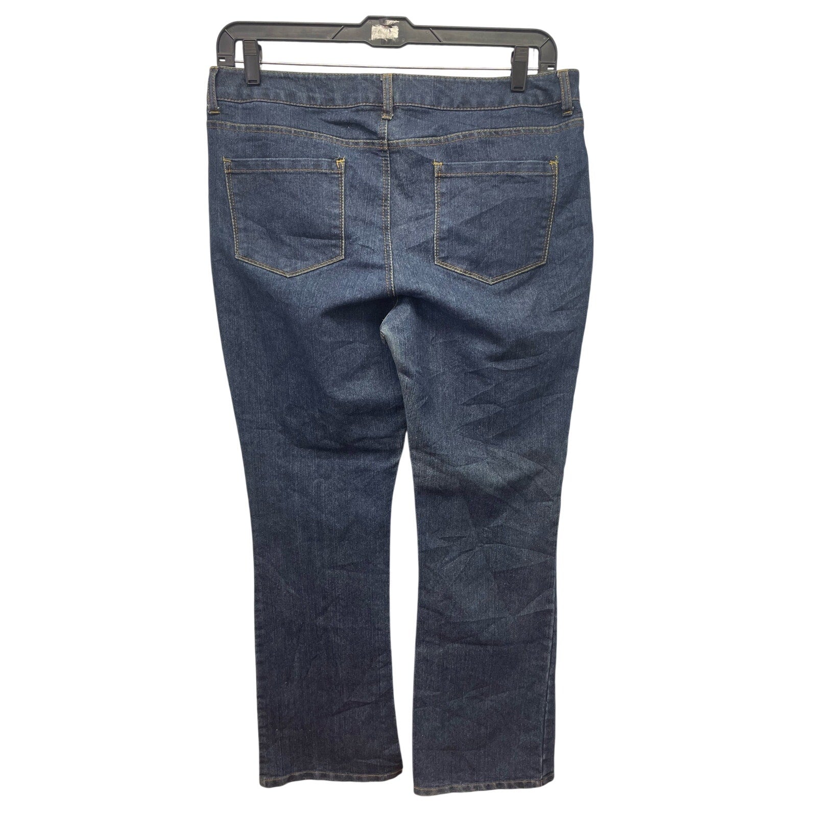 Chadwicks Womens Size 14 Curvy Bootcut Stretch Cotton Darker Wash Denim Jeans