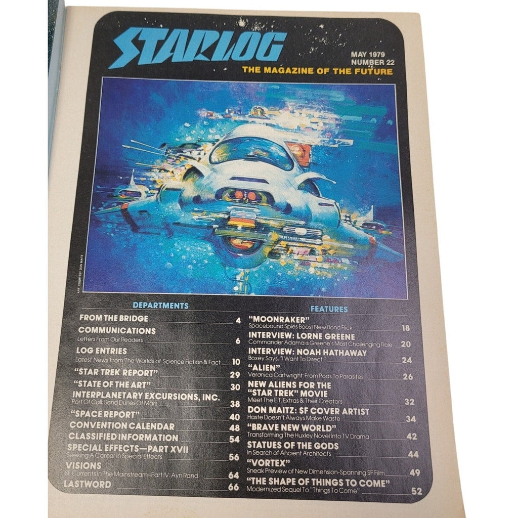 Vintage May 1979 Starlog The Magazine of the Future Number 22 SF Films of 1979