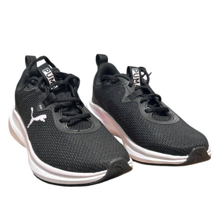 New In Box Puma Womens Size 6 Black White Lace Up Skyrocket Sneaker Shoes
