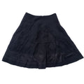 Banana Republic Womens Small Black Wool Blend Floral Beaded Lined Side Zip Skirt