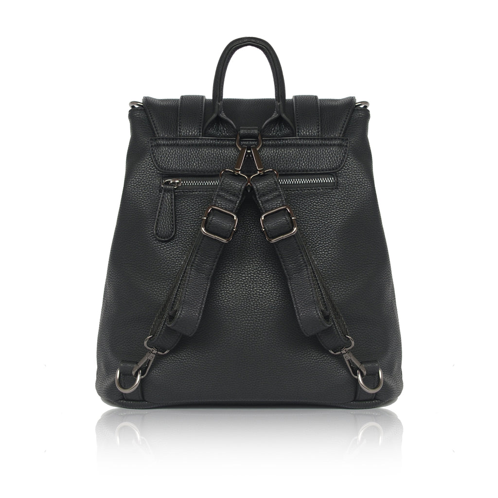 Agnes Black Vegan Backpack