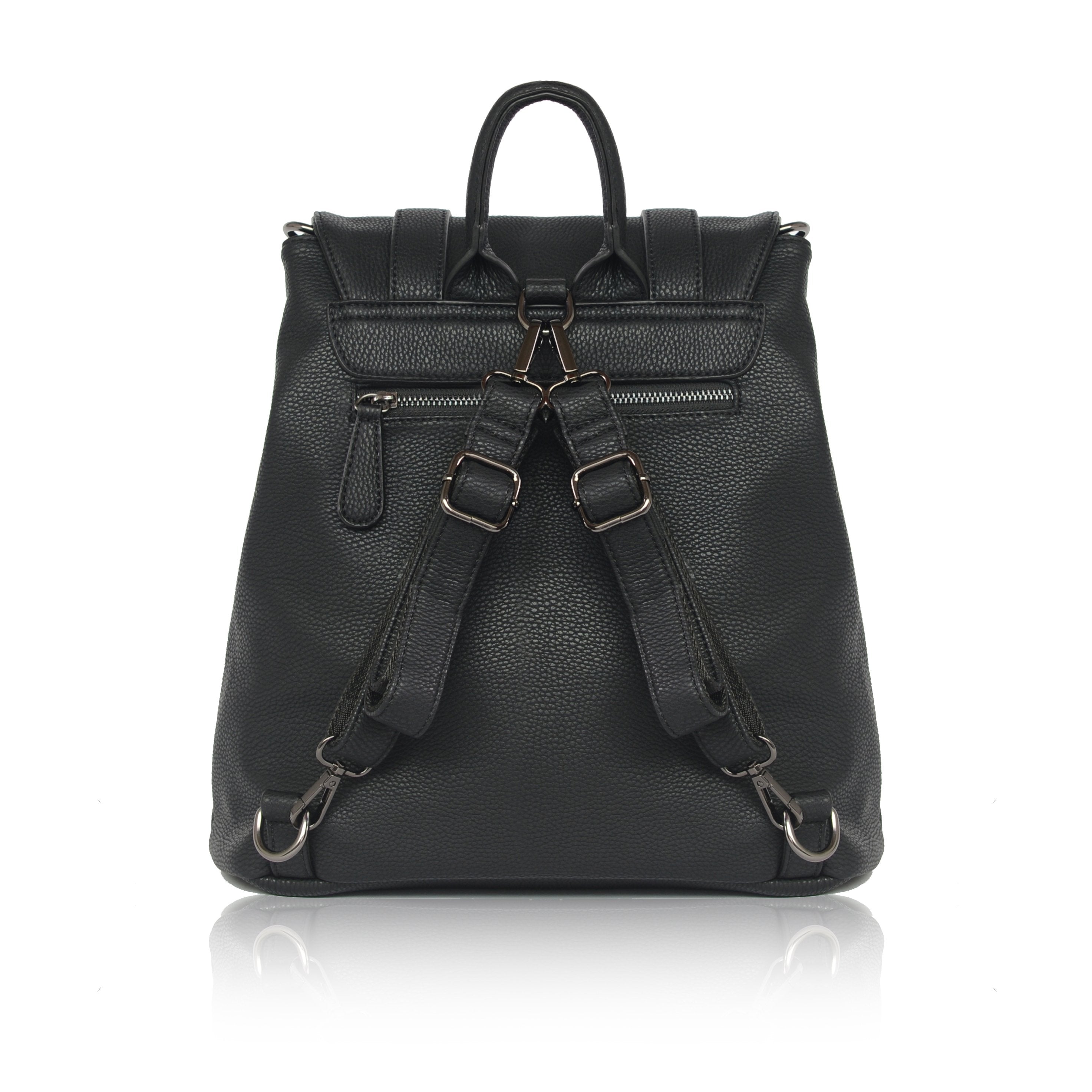 Agnes Black Vegan Backpack