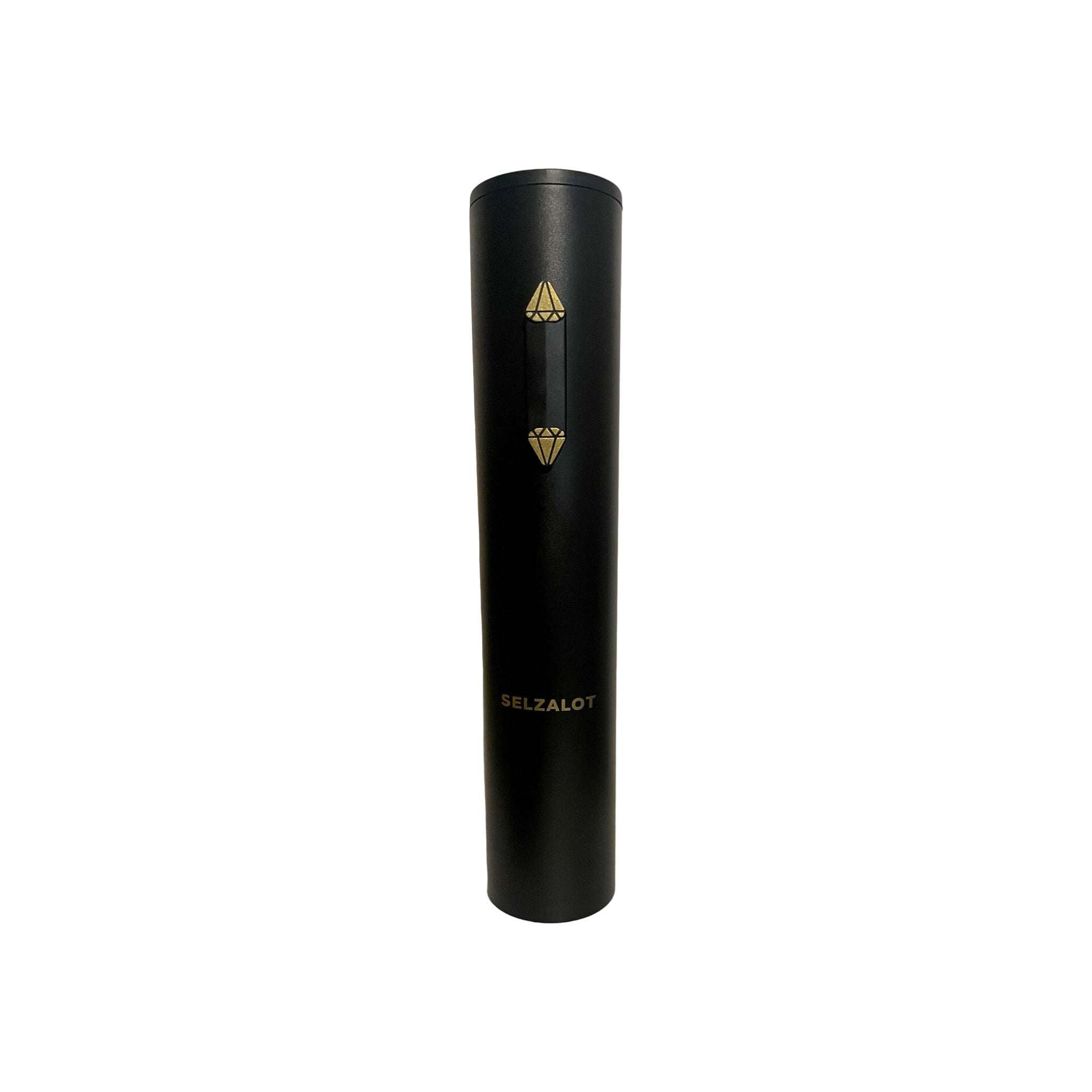 SELZALOT All Black Plastic Electric Wine Opener