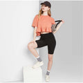 Women's High-Rise Bike Shorts - Wild Fable Black XS