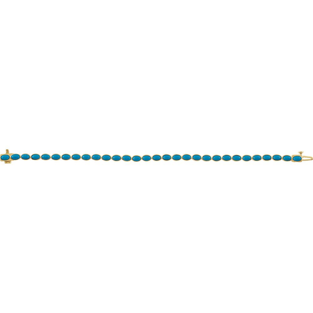 Azuré Turquoise Line Bracelet
