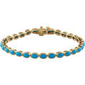 Azuré Turquoise Line Bracelet