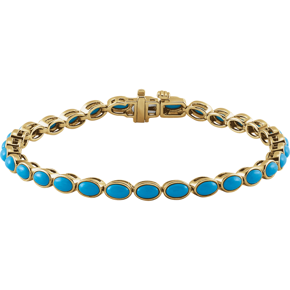 Azuré Turquoise Line Bracelet