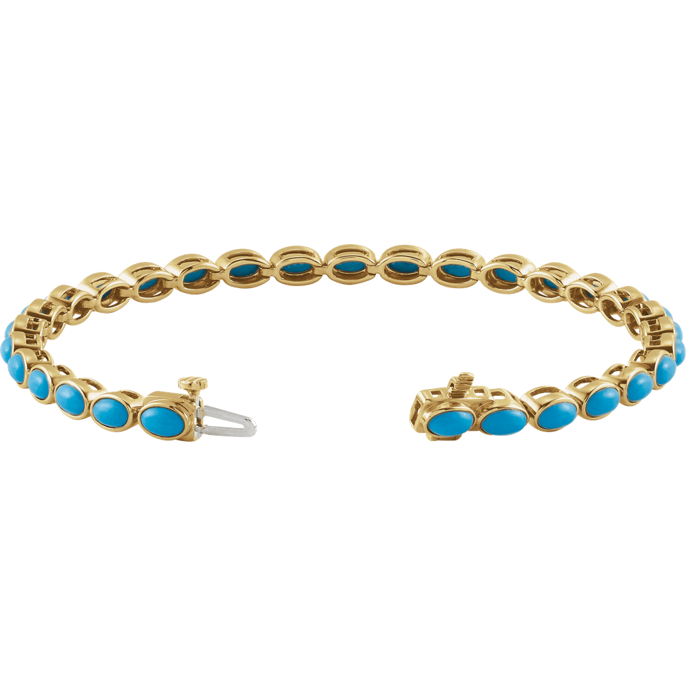 Azuré Turquoise Line Bracelet