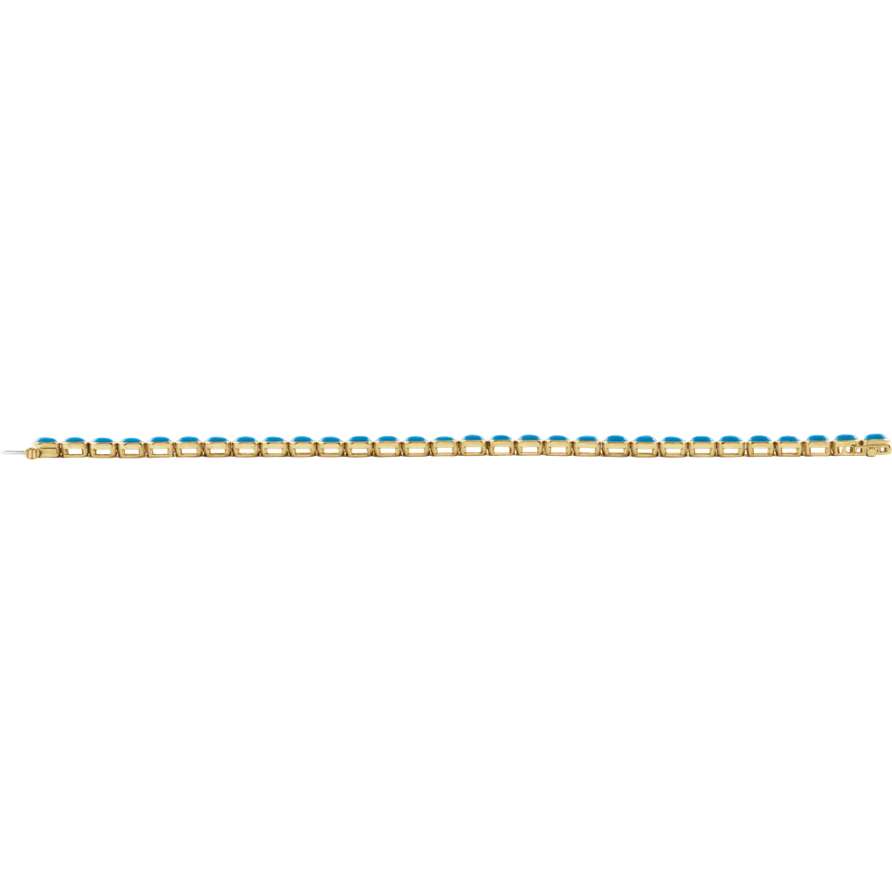 Azuré Turquoise Line Bracelet