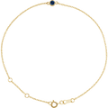 Élise Rouge 14K Yellow Gold Natural Sapphire Bezel Bracelet