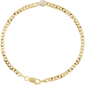 Noéline Pavé 14K Yellow Gold Natural Diamond Link Bracelet