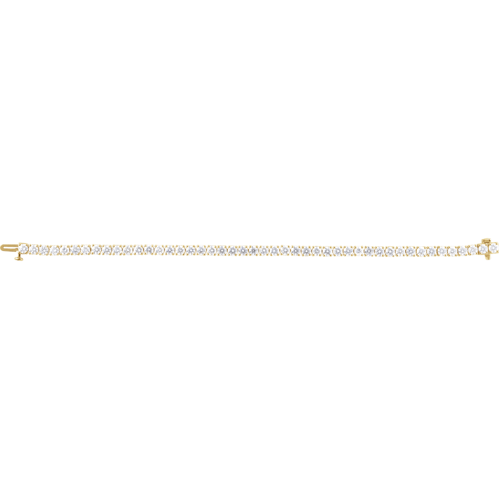 14K Gold Lab-Grown Diamond Tennis Bracelet – L'eternel