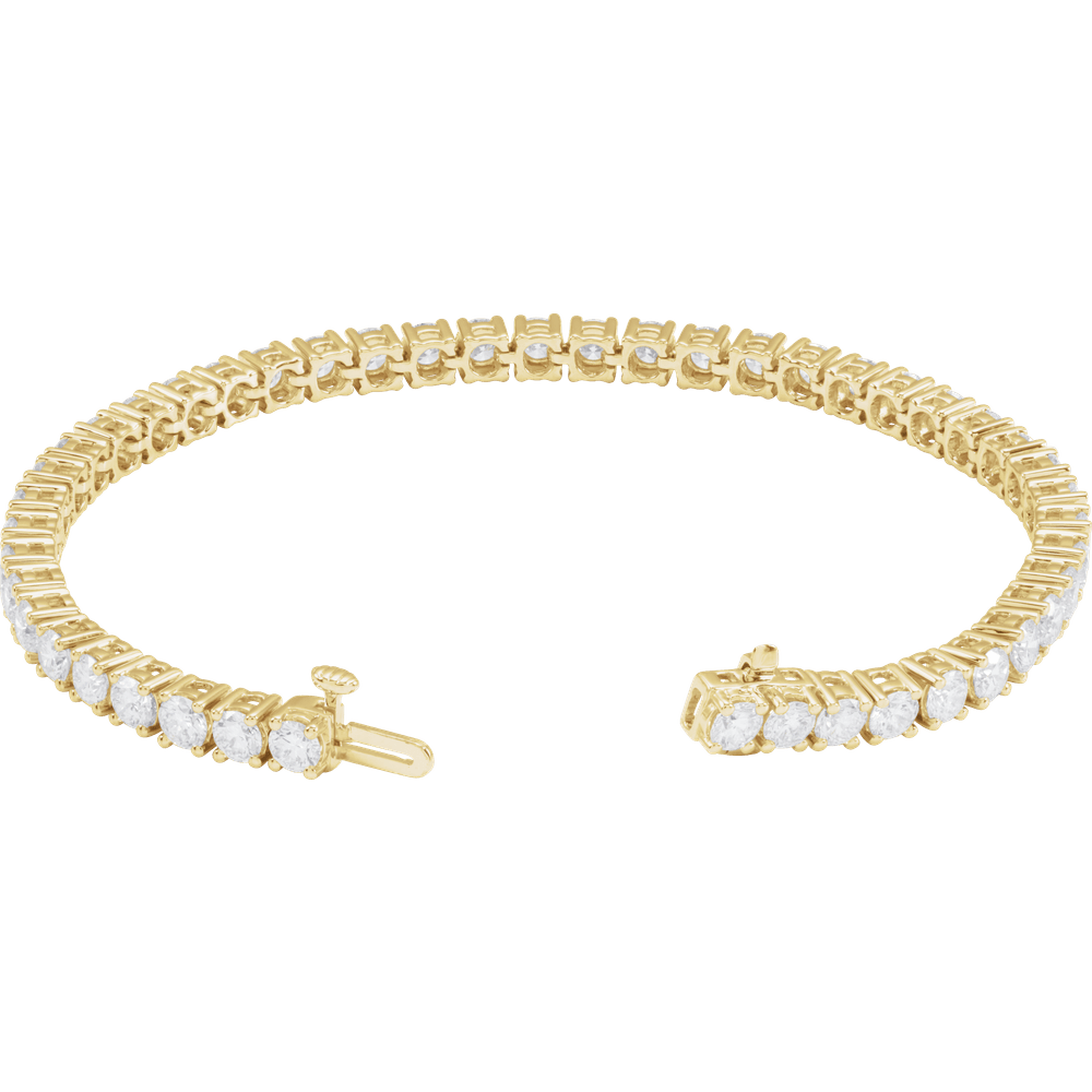 14K Gold Lab-Grown Diamond Tennis Bracelet – L'eternel