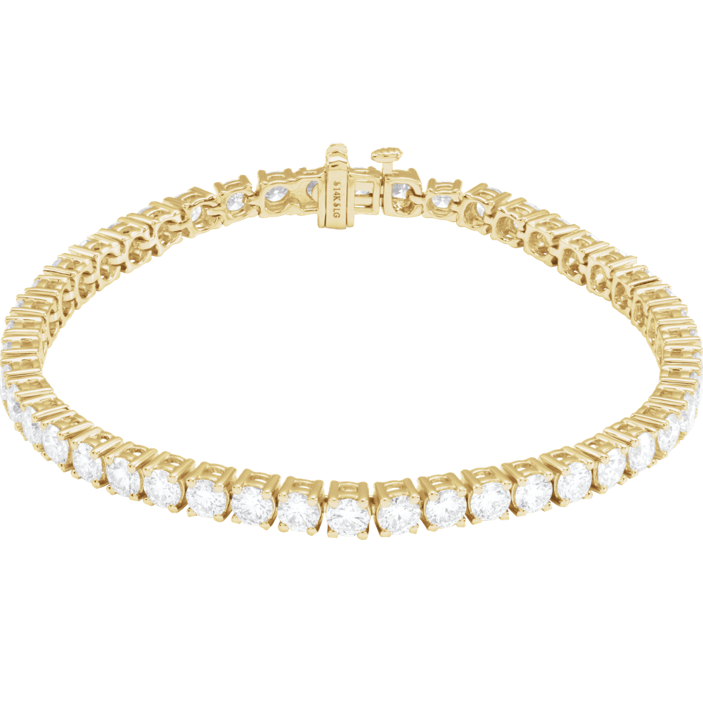 14K Gold Lab-Grown Diamond Tennis Bracelet – L'eternel