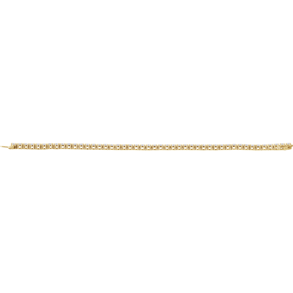 14K Gold Lab-Grown Diamond Tennis Bracelet – L'eternel