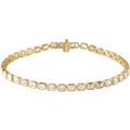 Lab-Grown Diamond Tennis Bracelet in 14k Gold – Ligne Précieuse