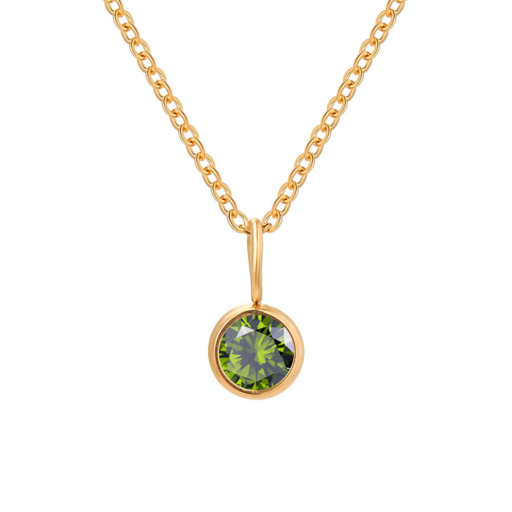 Lumière Birthstone Necklace Month & Zodiac Collection