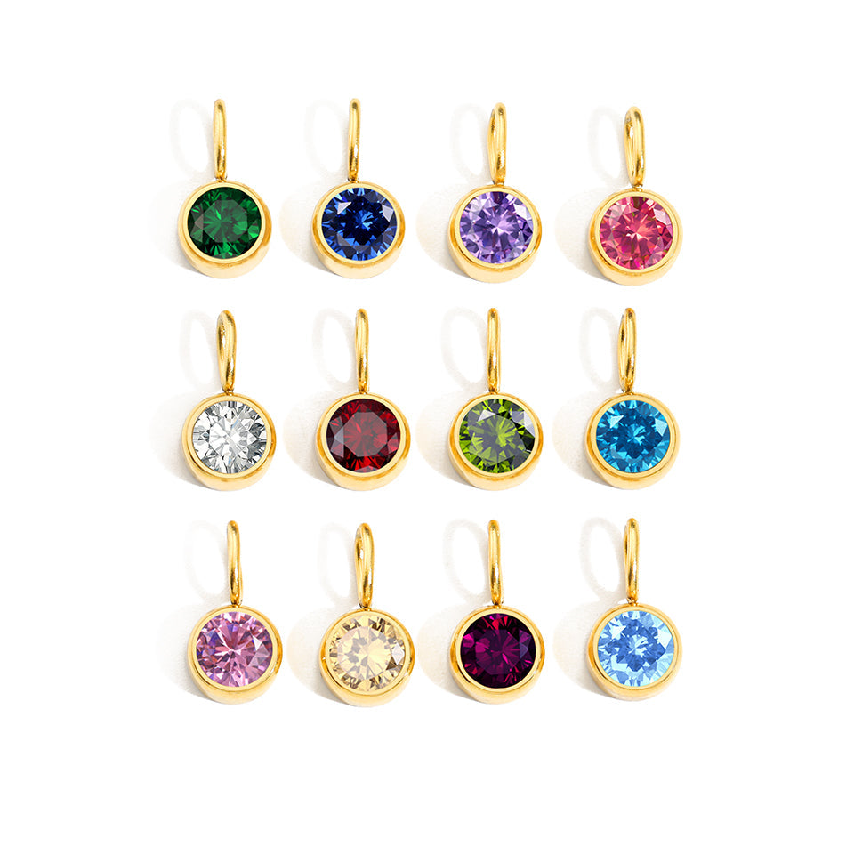 Lumière Birthstone Necklace Month & Zodiac Collection