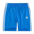 adidas Originals Boys' Big Originals 3 Stripes Shorts - Blue