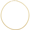 Lame d’Or Collier 2.8mm Flexible Herringbone Necklace 14K Yellow Gold