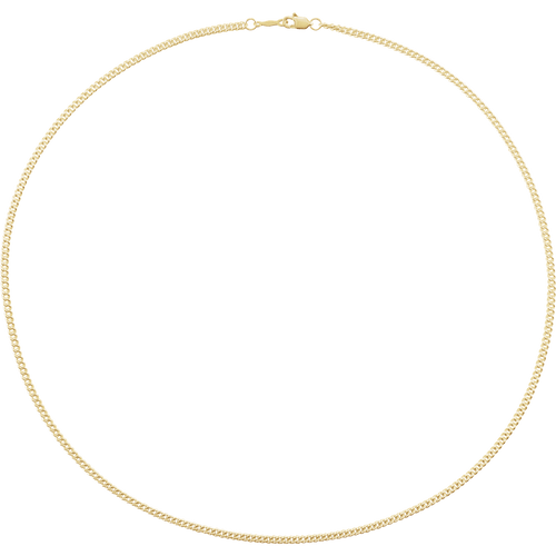 14K Gold-Filled Curb Chain Necklace, 2.25 mm