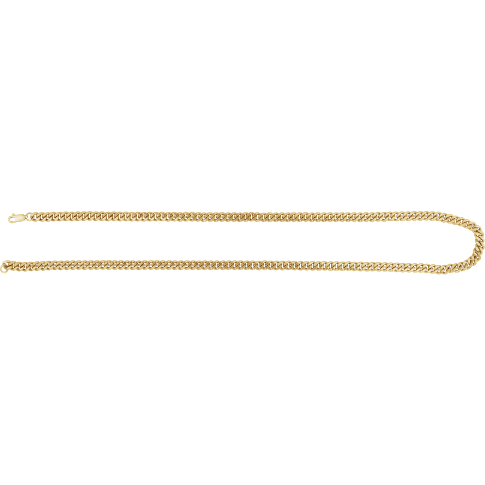 14K Yellow Gold-Filled 4.8mm Curb Chain