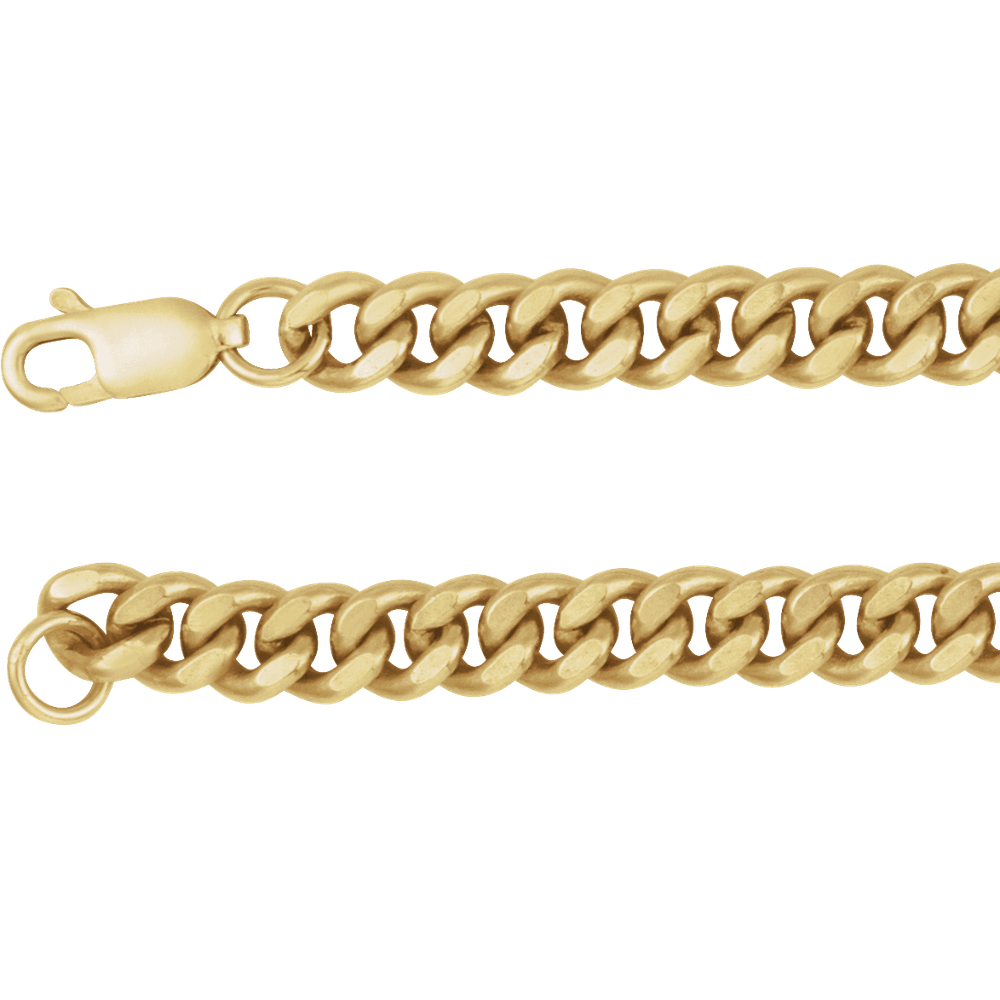 14K Yellow Gold-Filled 4.8mm Curb Chain