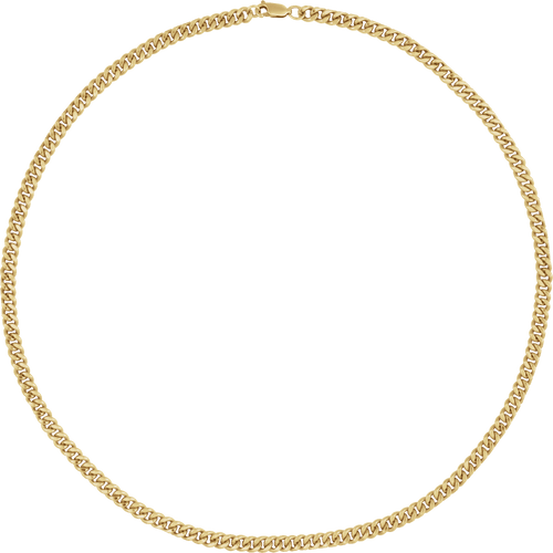 14K Yellow Gold-Filled 4.8mm Curb Chain