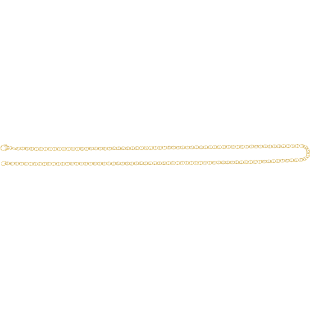 14K Yellow Gold-Filled 2.6mm Anchor Chain