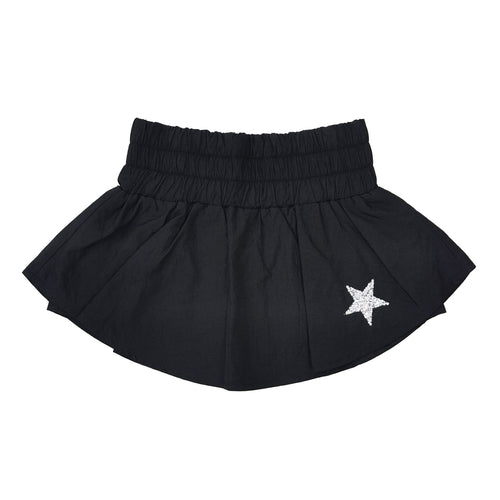 AA Fuchsia Gathered Double-layer Mini Skort