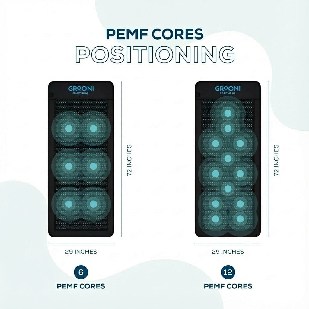 PEMF Infrared Mat Pro, 6 & 12 Cores