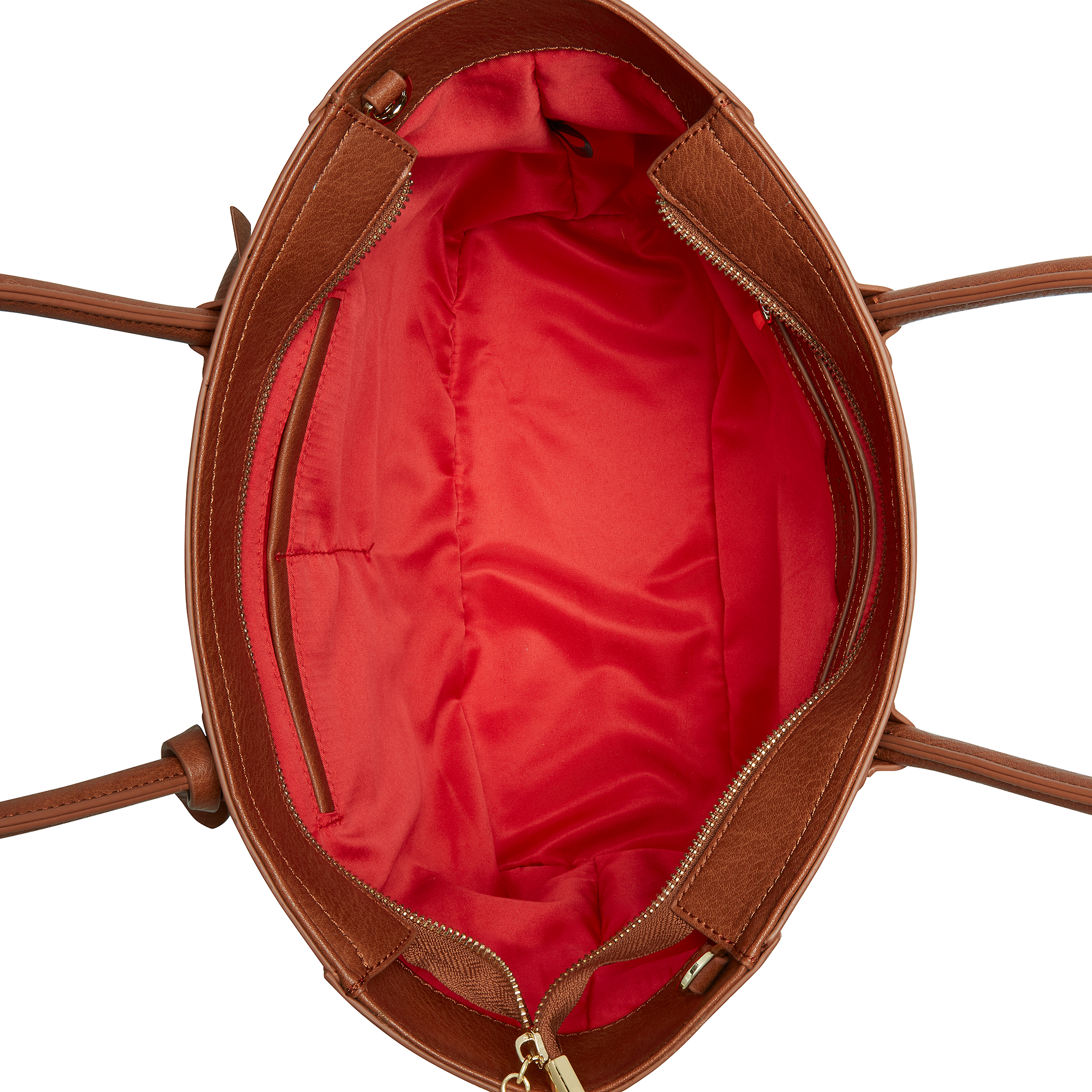 Eufala Brown Vegan Tote Bag
