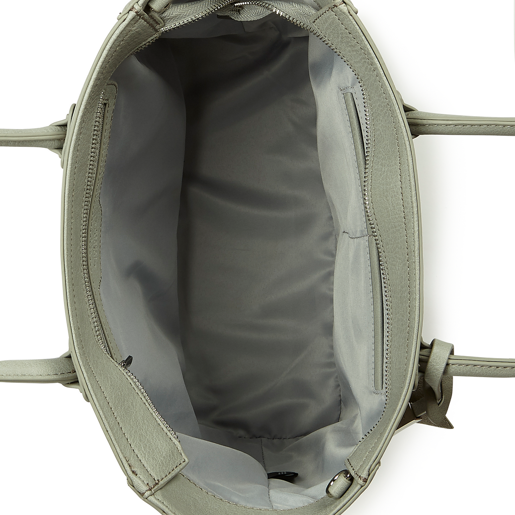 Eufala Bow Grey Vegan Tote Bag