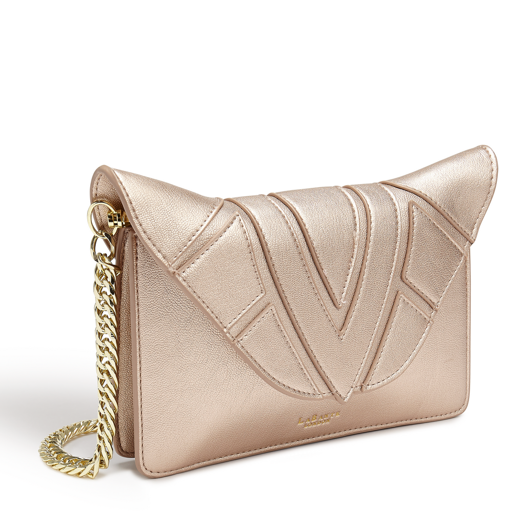 Monarch Rose Gold Vegan Cross Body Bag