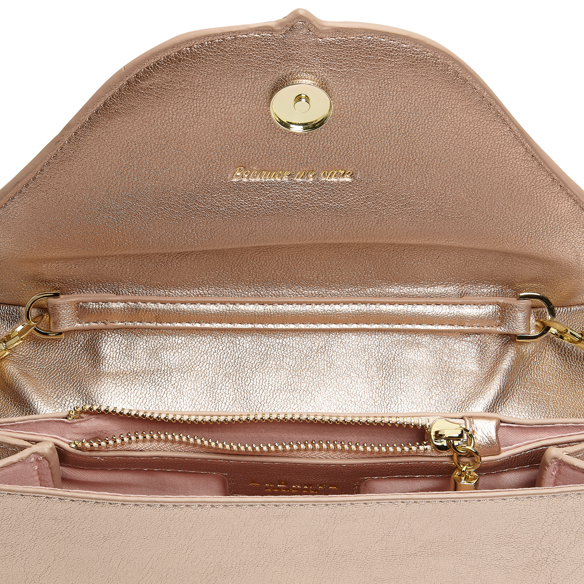 Monarch Rose Gold Vegan Cross Body Bag