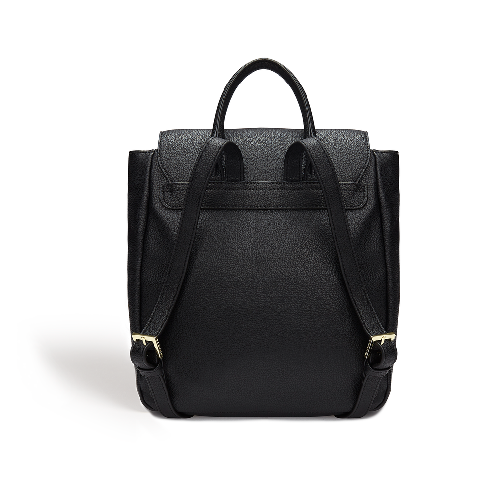 Miley Black Small Vegan Backpack
