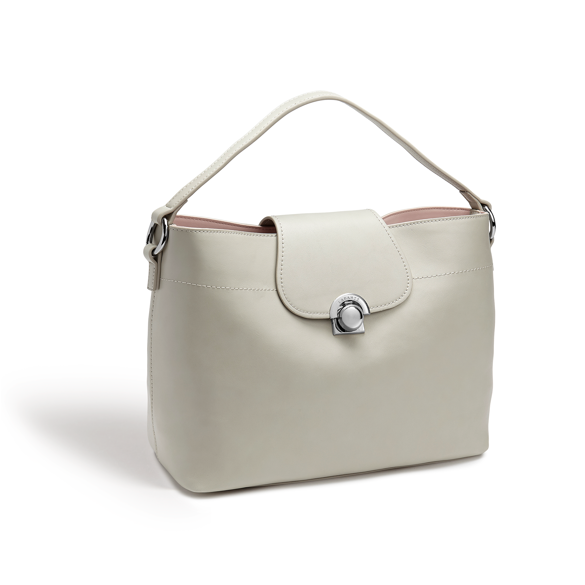 Sara Taupe Vegan Hobo Bag