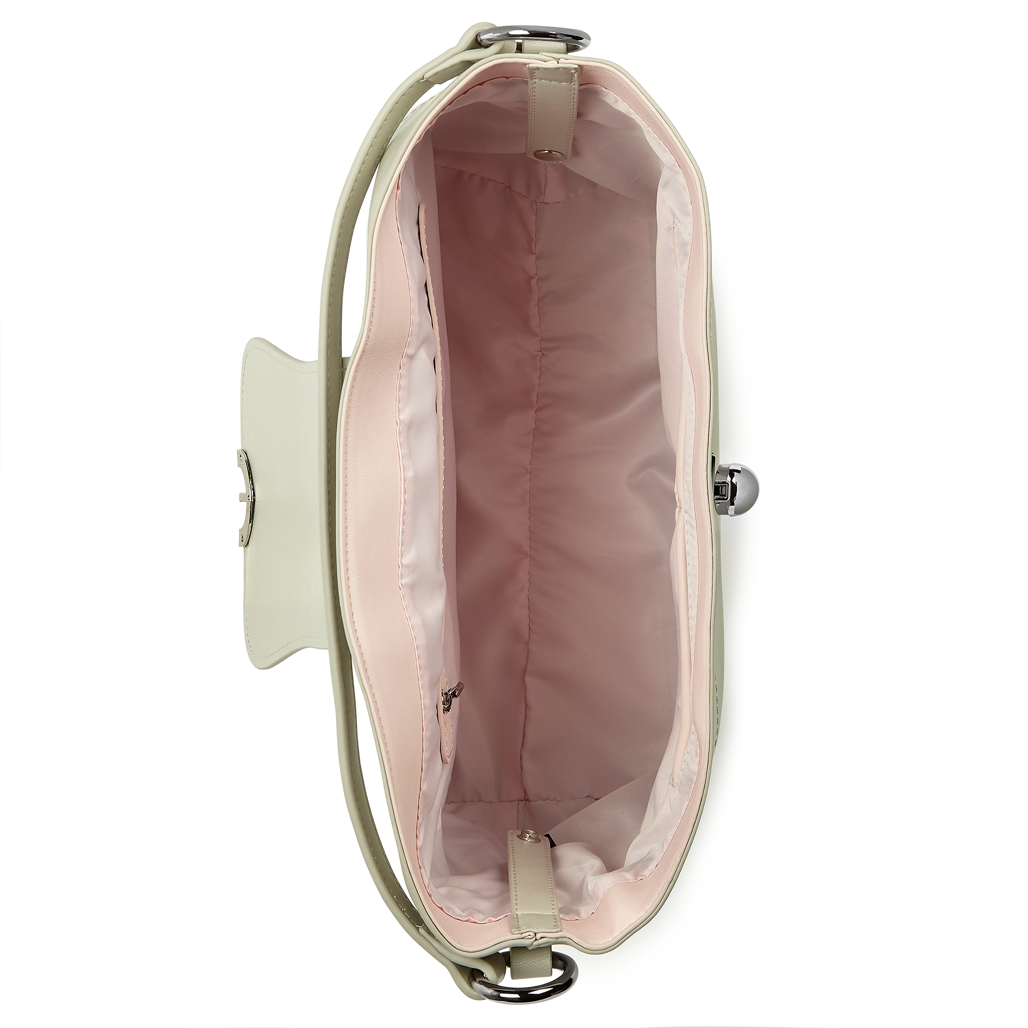 Sara Taupe Vegan Hobo Bag