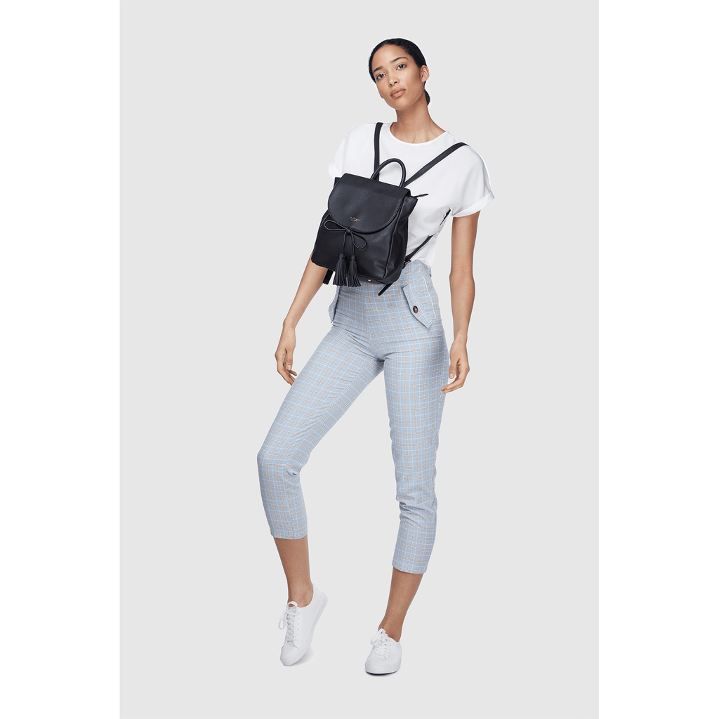 Miley Black Small Vegan Backpack