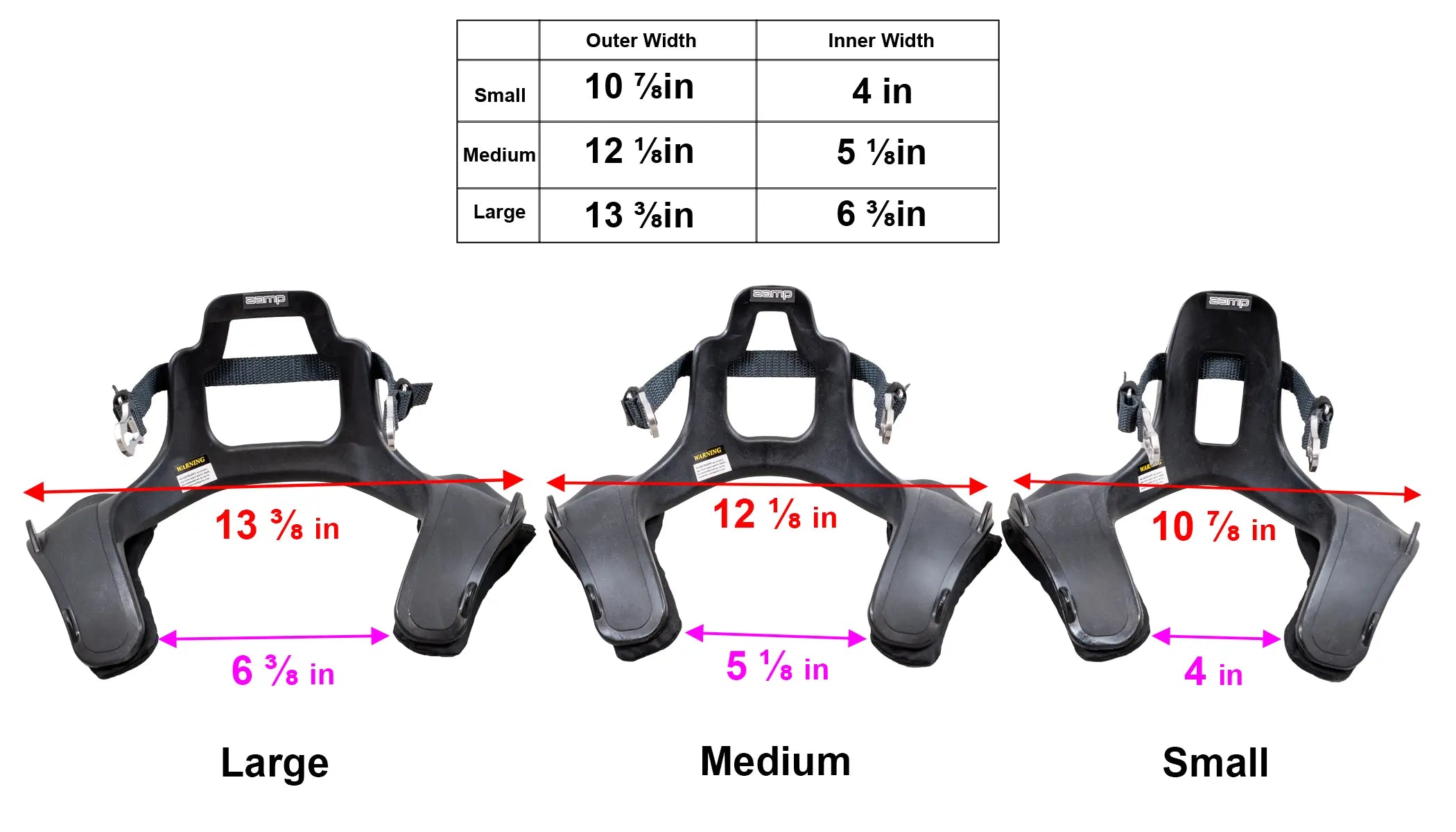 ZAMP Z-Tech Head and Neck Restraint 8A Medium SFI 38.1